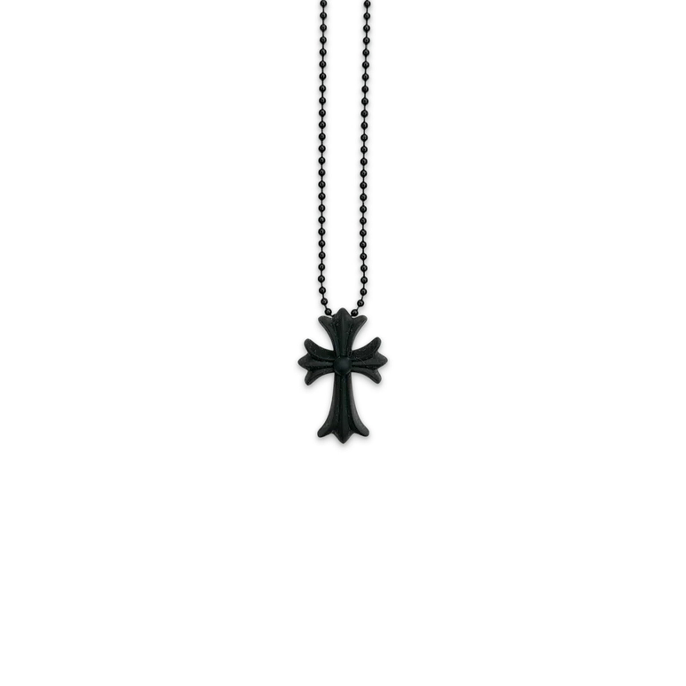 CHROME HEARTS SILICONE CROSS NECKLACE